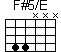 F#5/E : 044XXX